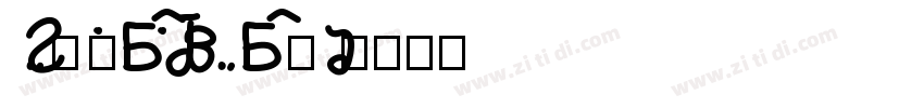 FZSanBaoTiJF Bold字体转换